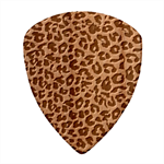 Leopard Skin Texture Macro, Brown Guitar Shape Wood Guitar Pick Holder Case And Picks Set Pick