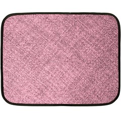 Pink Fabric Texture, Knitted Pink Texture, Fleece Blanket (mini)