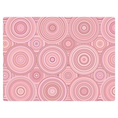 Pink Retro Texture With Circles, Retro Circles Background, Two Sides Premium Plush Fleece Blanket (baby Size)