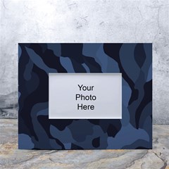 Purple Camo White Tabletop Photo Frame 4 x6 