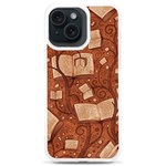Retro Education Texture, Creative Education Background iPhone 15 Plus TPU UV Print Case Front