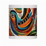 Madhubani Art A White Mug Center