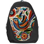 Madhubani Art A Backpack Bag Front