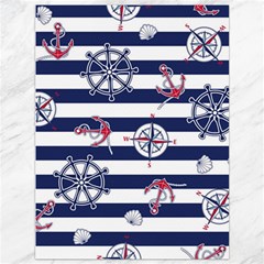 Seamless Marine Pattern Canvas 36  X 48 