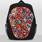Colorfuleclecticfloralpattern Backpack Bag Front