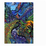 Psychedelic Digital Art Artwork Landscape Colorful Large Garden Flag (Two Sides) Front