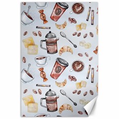 Coffee Mania Caffeine Canvas 24  X 36 