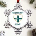 Pal(no Bg) Metal Large Snowflake Ornament Front