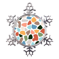Shapes Seamless Pattern Metal Large Snowflake Ornament