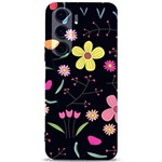 Foliage Pattern, Adorable Beautiful Samsung Galaxy S24 Plus 6.7 Inch Black TPU UV Case Front