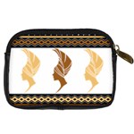 African Women Pattern Seamless Style Digital Camera Leather Case Back