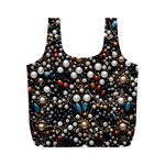 Pearls and stones Full Print Recycle Bag (M) Front