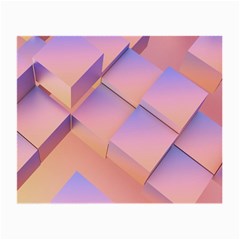 3d Texture Abstract Pattern Vintage Small Glasses Cloth (2 Sides)