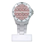 Illustration Of Ukrainian Folk Seamless Pattern Ornament Plastic Nurses Watch Front