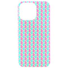 Yellow Blue Pattern Iphone 15 Pro Max Black Uv Print Pc Hardshell Case
