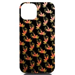 Regal Eagle Pattern Iphone 14 Black Uv Print Case