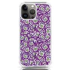 Funny Bacterias Drawing Motif Random Pattern Iphone 13 Pro Max Tpu Uv Print Case