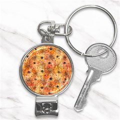 Spooky Spider Pattern, Adoxali, Halloween Nail Clippers Key Chain