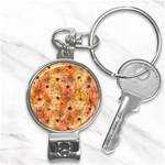 Spooky Spider Pattern, Adoxali, Halloween Nail Clippers Key Chain Front