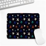 Blue sky airplanes planes Small Mousepad Front