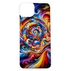 Dynamic Color Vortex Iphone 15 Pro Tpu Uv Print Case