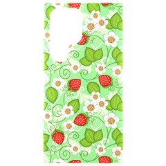 Strawberries Pattern Seamless Samsung Galaxy S24 Ultra 6 9 Inch Black Tpu Uv Case