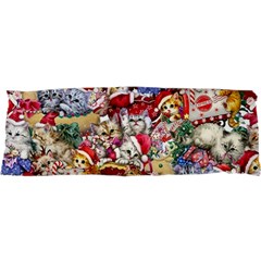 Pattern Kitten Christmas 25 x71  Body Pillow Case Dakimakura (two Sides)