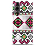 Ukrainian Folk Seamless Pattern Ethnic Ornament Border Element Traditional Samsung Galaxy S24 Plus 6.7 Inch Black TPU UV Case Front