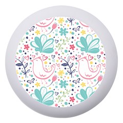 Cute Bird Pattern Dento Box With Mirror