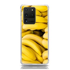Bananas, Macro, Fruits, Ripe Bananas Samsung Galaxy S20 Ultra 6 9 Inch Tpu Uv Case