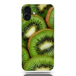 Kiwi Texture, Background With Kiwi, Fruits, Kiwi iPhone 16 Plus TPU UV Print Case Front