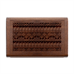 Christmas Knit Digital Wood Oval USB Flash Drive Box