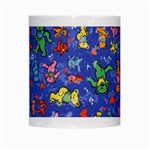 Grateful Dead Dancing Bears Pattern White Mug Center