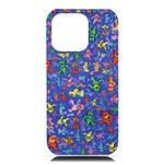 Grateful Dead Dancing Bears Pattern iPhone 16 Pro Max Black UV Print PC Hardshell Case Front