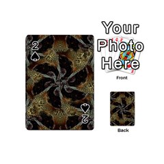 Abstract Ornate Organic Texture Design Print Playing Cards 54 Designs (mini)