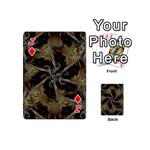 Abstract Ornate Organic Texture Design Print Playing Cards 54 Designs (Mini) Front - DiamondJ