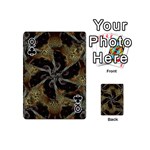 Abstract Ornate Organic Texture Design Print Playing Cards 54 Designs (Mini) Front - ClubQ