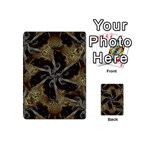 Abstract Ornate Organic Texture Design Print Playing Cards 54 Designs (Mini) Back