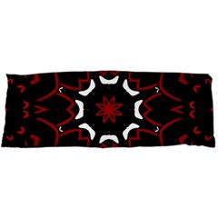 Red Shapes Mandala   15 x40  Body Pillow Case Dakimakura (two Sides)