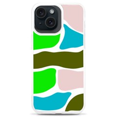 Geometric Bricks    Iphone 15 Plus Tpu Uv Print Case