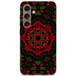 Purple, Blue And Pink Eyes Abstract Forms Geometric Samsung Galaxy S24 6.2 Inch Black TPU UV Case Front