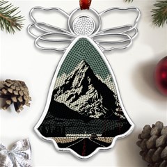 Mountains Metal Loving Angel Silver 