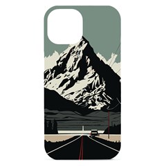 Mountains Iphone 15 Black Uv Print Pc Hardshell Case