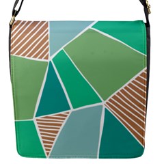 Geometric Colors  Pool Flap Closure Messenger Bag (s)
