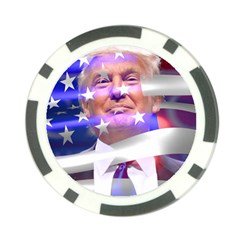 Donald Trump Flag Poker Chip Card Guard