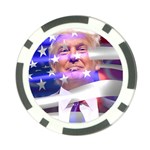 Donald Trump Flag Poker Chip Card Guard Back