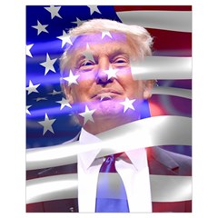 Donald Trump Flag Drawstring Bag (small)