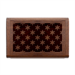 Illustrations Red Abstract Pattern Seamless Texture Wood Oval USB Flash Drive Box