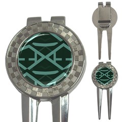 Geometric Design 01 3-in-1 Golf Divots