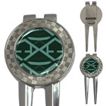 Geometric Design 01 3-in-1 Golf Divots Front
